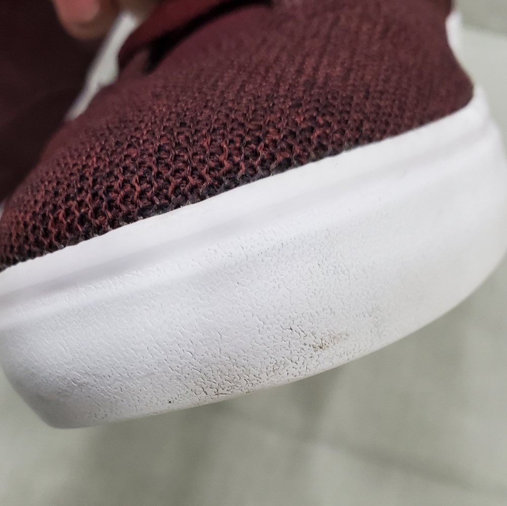 Nike SB Check sneakers women's size 9 burgundy knit fabric SolarSoft insole - Picture 14 of 15